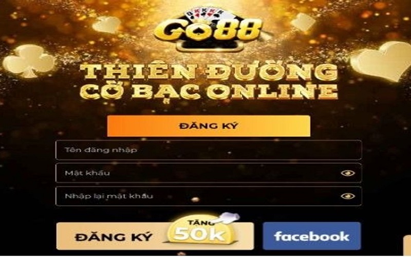 Nhập đủ và đúng các thông tin đăng ký Go88