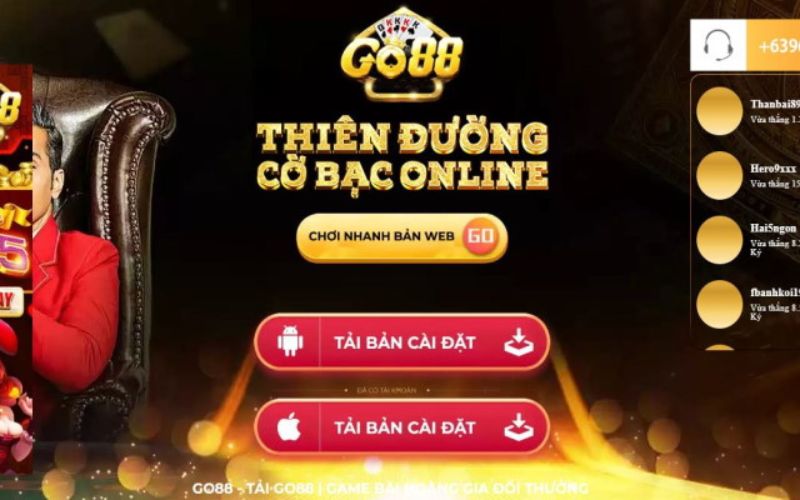 Tải ứng dụng Go88 dành cho Android 